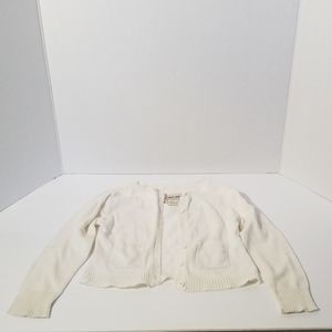 Girls white Cherokee cardigan